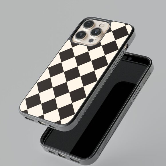 Checkered Phone Case iPhone 15 Case iPhone 14 iPhone 13 Galaxy S24, S23, S21 - Picture 4 of 4